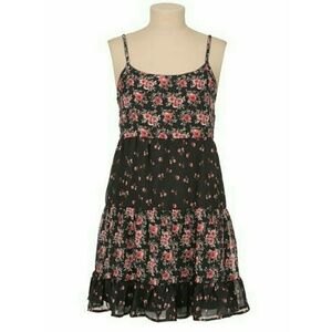 Maurices Black and Pink Floral Dress 🖤🌷